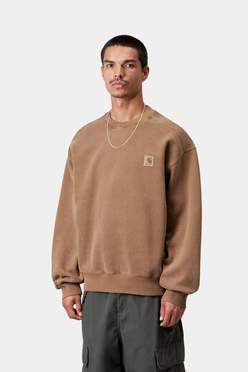 Carhartt Wip Vista Sweat - Wip H Brown Garment Dyed - I029522_3TG_GD