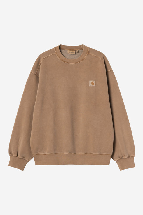 Carhartt Wip Vista Sweat - Wip H Brown Garment Dyed - I029522_3TG_GD