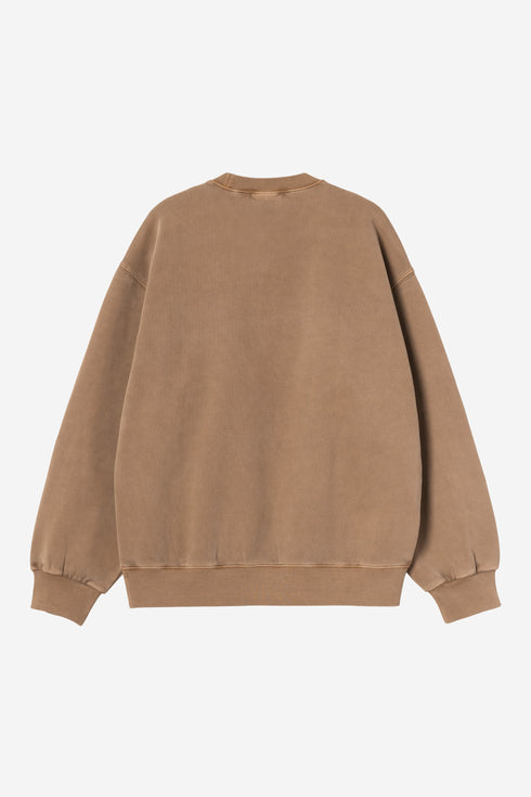 Carhartt Wip Vista Sweat - Wip H Brown Garment Dyed - I029522_3TG_GD
