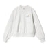 Carhartt WIP W' American Script Sweat - Ash Heather - Streetart.fr