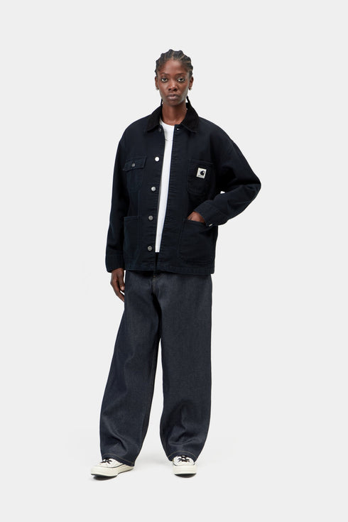 Carhartt Wip W' Brandon Pant - Blue Rigid - I035892_01_01