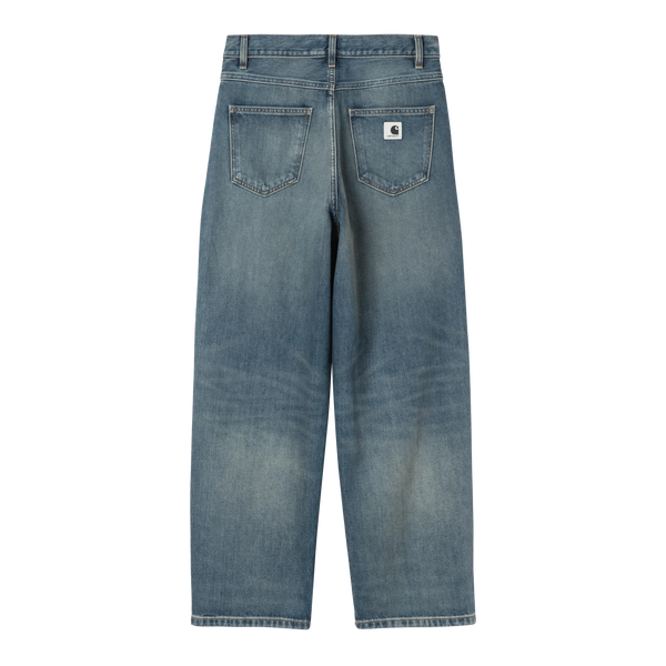 Carhartt WIP W' Brandon Pant - Blue Worn Used Wash - Streetart.fr