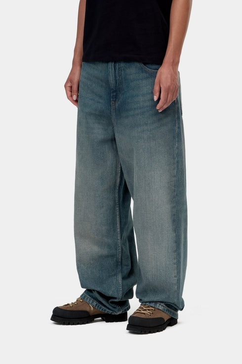 Carhartt Wip W' Brandon Pant - Blue Worn Used Wash - I035892_01_4Q