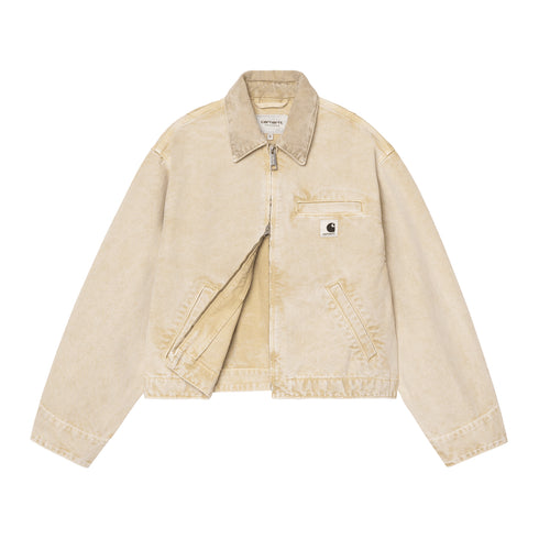Carhartt WIP W' Emery Jacket - Dusty H Brown / Dusty Chalk Wash - Streetart.fr