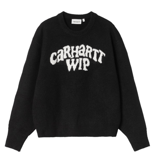 Carhartt Wip W' Guide Club Sweat Sweatshirt - Black / Wax - Streetart.fr