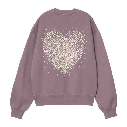 Carhartt Wip W' Hearts Of Hartts Sweat Sweatshirt - Phlox - Streetart.fr