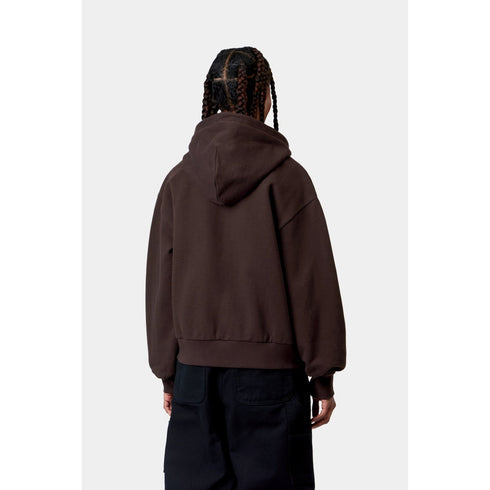 Carhartt WIP W' Hooded Casey Jacket - Palisander / Silver - Streetart.fr