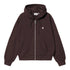 Carhartt WIP W' Hooded Casey Jacket - Palisander / Silver - Streetart.fr