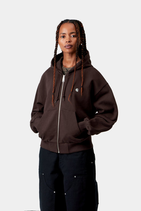 Carhartt Wip W' Hooded Casey Jacket - Palisander / Silver - I032642_3BX_XX