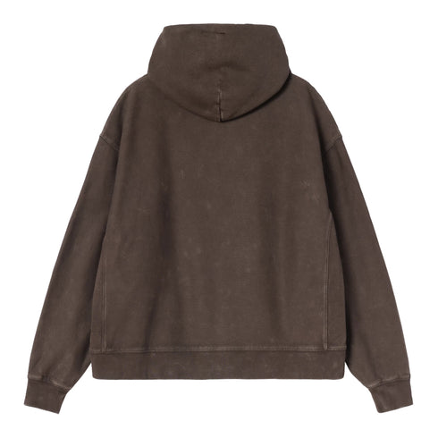 Carhartt WIP W' Hooded Lambert Sweat - Tobacco Moon Wash - Streetart.fr
