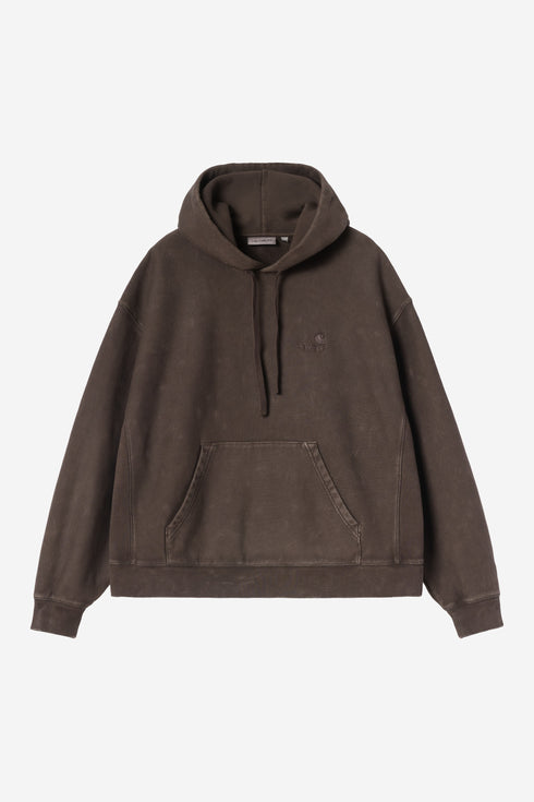 Carhartt Wip W' Hooded Lambert Sweat - Tobacco Moon Wash - I037151_47_FQ