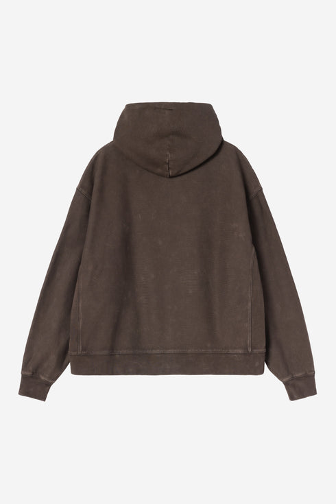 Carhartt Wip W' Hooded Lambert Sweat - Tobacco Moon Wash - I037151_47_FQ