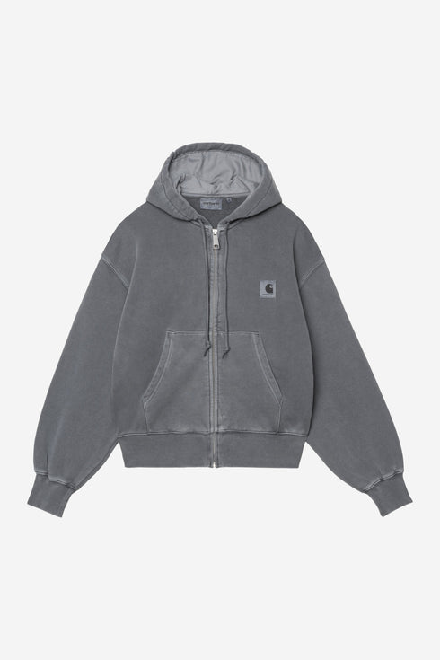 Carhartt Wip W' Hooded Nelson Jacket - Styx Garment Dyed - I033830_3RE_GD