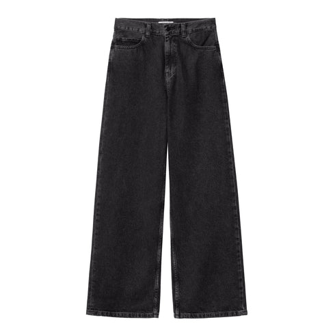 Carhartt WIP W' Jane Pant Pantlon - Black Heavy Stone Wash - Streetart.fr
