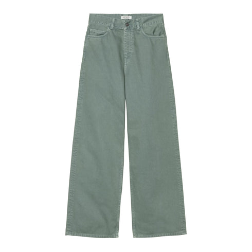 Carhartt WIP W' Jane Pant Pantlon - Velvet Green Stone Dyed - Streetart.fr
