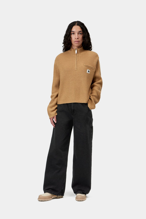 Carhartt Wip W' Jens Pant - Black Stone Washed - I036599_89_06