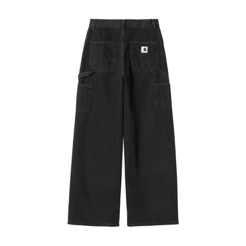 Carhartt Wip W' Jens Pant Pantlon - Black Stone Washed - Streetart.fr