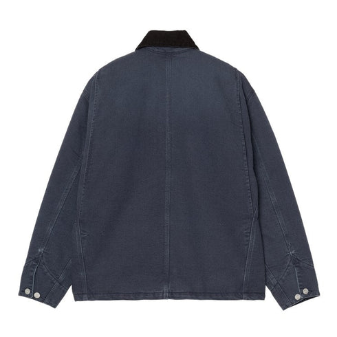 Carhartt Wip W' Michigan Coat Jacket - Dark Navy / Black Stone Canvas - Streetart.fr