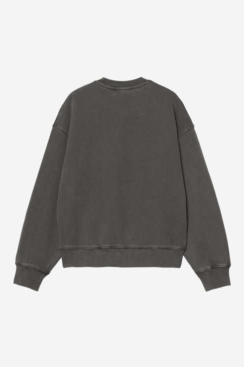 Carhartt Wip W' Nelson Sweatshirt - Black Garment Dyed - I029537_89_GD