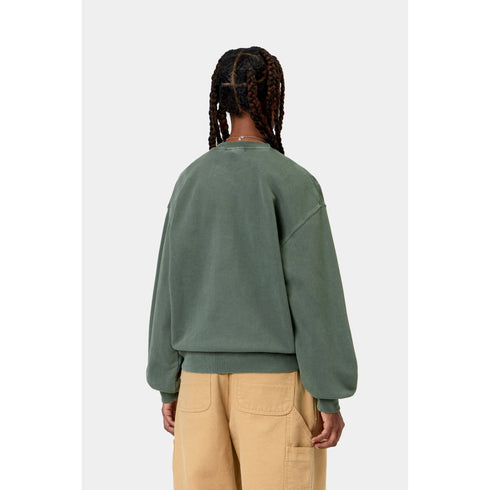 Carhartt WIP W' Nelson Sweatshirt - Dark Scarab - Streetart.fr