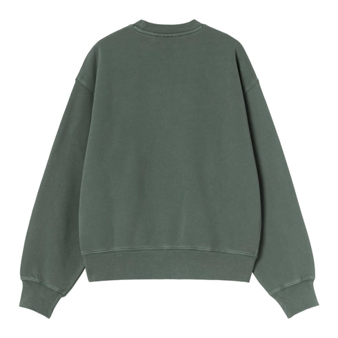 Carhartt WIP W' Nelson Sweatshirt - Dark Scarab - Streetart.fr