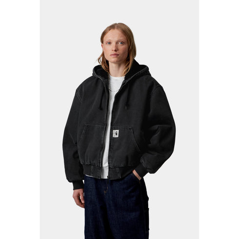 Carhartt Wip W' Og Active Jacket Black Stone Washed - I032240_89_06