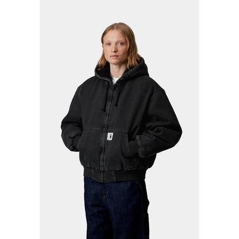 Carhartt Wip W' Og Active Jacket Black Stone Washed - I032240_89_06
