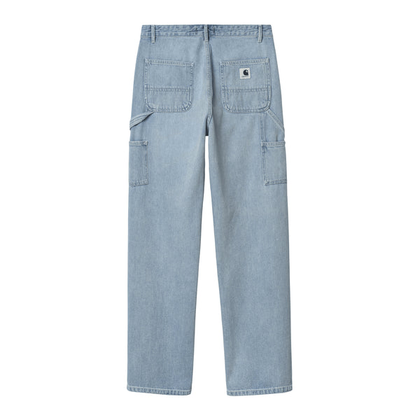 Carhartt WIP W' Pierce Pant Blue Light Stone Washed - Streetart.fr
