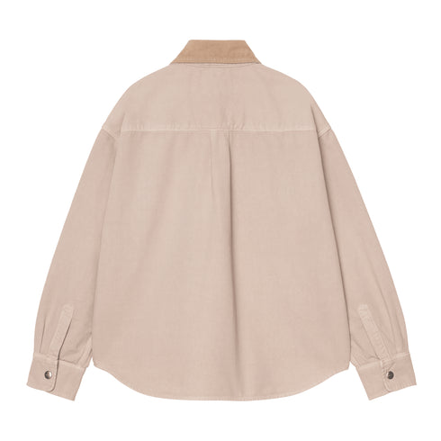 Carhartt WIP W' Prescott Shirt Jacket - String / Leather Garment - Streetart.fr