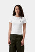 Carhartt Wip W' S/S Small Heart Patch T-Shirt - White / Black - I037170_00A_XX