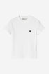 Carhartt Wip W' S/S Small Heart Patch T-Shirt - White / Black - I037170_00A_XX