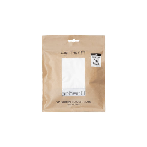 Carhartt WIP W' Script Racer Tank - White - Streetart.fr