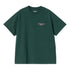 Carhartt Wip W' Signature T-Shirt - Dark Fir / Glassy Pink - Streetart.fr
