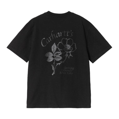 Carhartt Wip W' S/S Flourish T-Shirt - Black - Streetart.fr