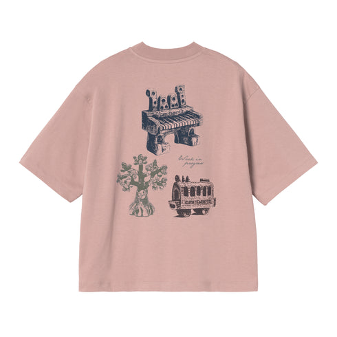 Carhartt WIP W' S/S Forma - Gentle Pink - Streetart.fr