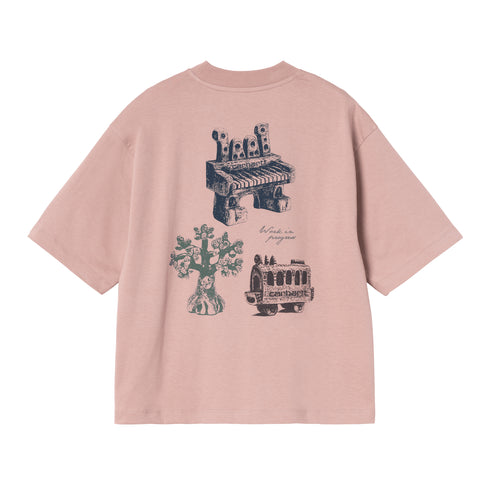 Carhartt WIP W' S/S Forma - Gentle Pink - Streetart.fr