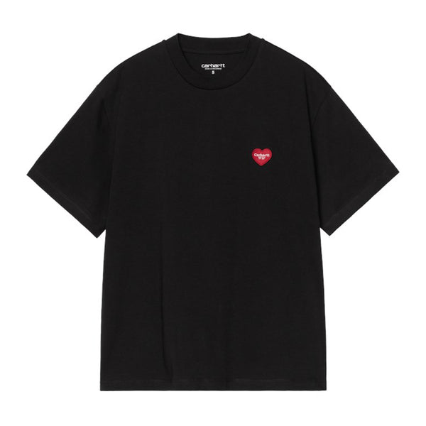 Carhartt Wip W' S/S Heart Patch T-Shirt - Black / Red - Streetart.fr