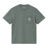 Carhartt WIP W' S/S Pocket - Velvet Green - Streetart.fr