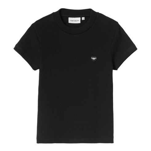 Carhartt WIP W' S/S Small Heart Patch T-Shirt - Black / Black - Streetart.fr