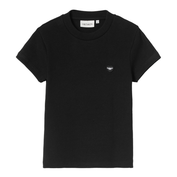 Carhartt WIP W' S/S Small Heart Patch T-Shirt - Black / Black - Streetart.fr