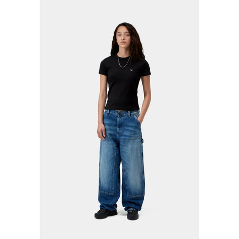Carhartt WIP W' S/S Small Heart Patch T-Shirt - Black / Black - Streetart.fr