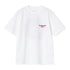 Carhartt WIP W' S/S Spoiled - White - Streetart.fr