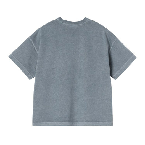Carhartt Wip W' S/s Torion T-shirt - Office Blue Grind Wash - Streetart.fr