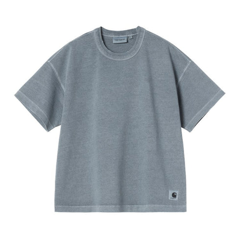 Carhartt Wip W' S/s Torion T-shirt - Office Blue Grind Wash - Streetart.fr
