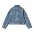 Carhartt WIP W' Stamp Jacket Stamp Print Blue Bleached - Streetart.fr