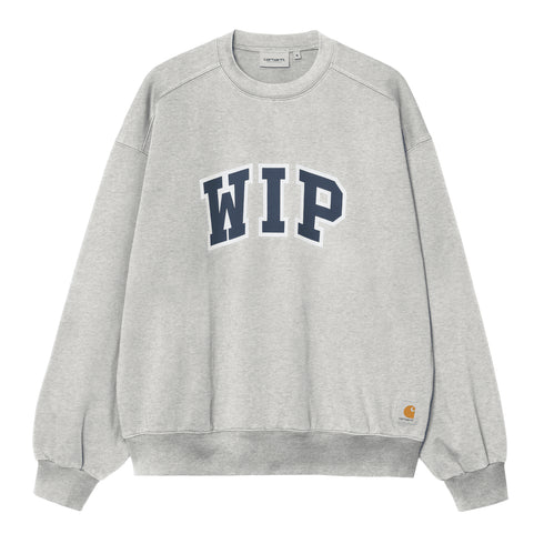 Carhartt WIP Wip Iii Sweat - Ash Heather Heavy Stone - Streetart.fr
