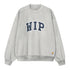 Carhartt WIP Wip Iii Sweat - Ash Heather Heavy Stone - Streetart.fr