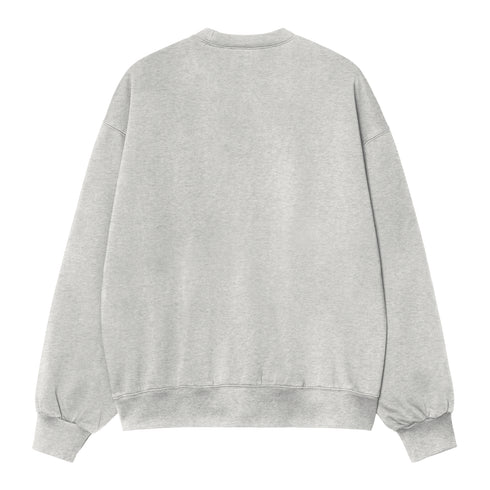 Carhartt WIP Wip Iii Sweat - Ash Heather Heavy Stone - Streetart.fr