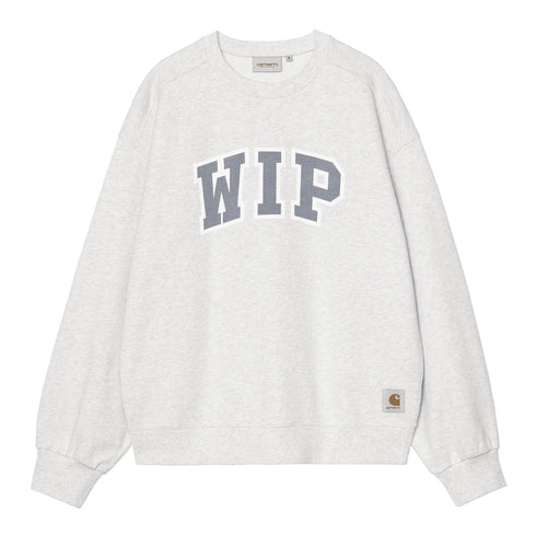 Carhartt WIP Wip Iii Sweat - Ash Heather Heavy Stone - Streetart.fr