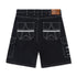 Cash Only Atheltic Denim Shorts - Washed Black - Streetart.fr